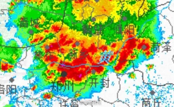 郑州最大降水量73.4毫米！省内多条高速交通管制