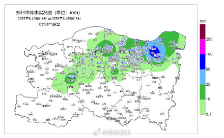 最大降水量73.4毫米！郑州局地已出现大到暴雨