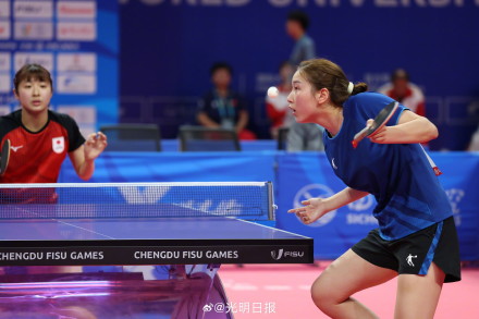 钱天一夺得大运会乒乓球女单金牌