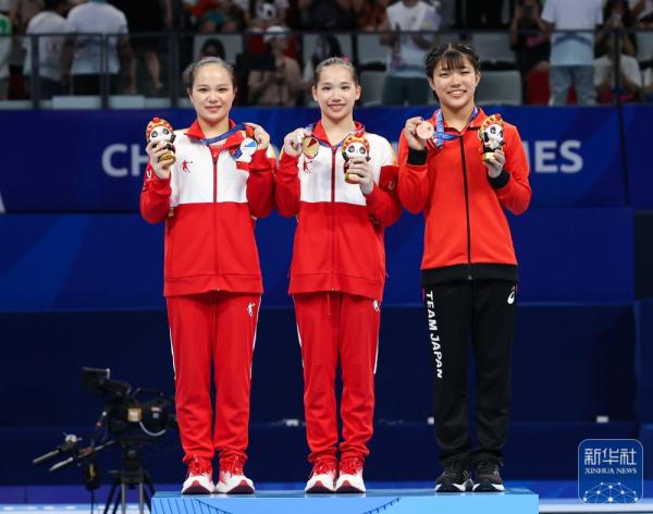 成都大运会 | 中国选手包揽体操女子个人全能冠亚军 成都大运会 | 中国选手包揽体操女子个人全能冠亚军