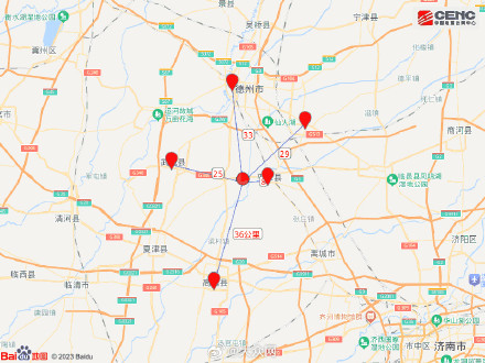 山东平原5.5级地震:震中附近的乡镇有9个 山东平原5.5级地震:震中附近的乡镇有9个
