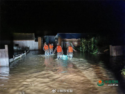 暴雨来袭！吉林省军区组织官兵和民兵开展抢险救灾