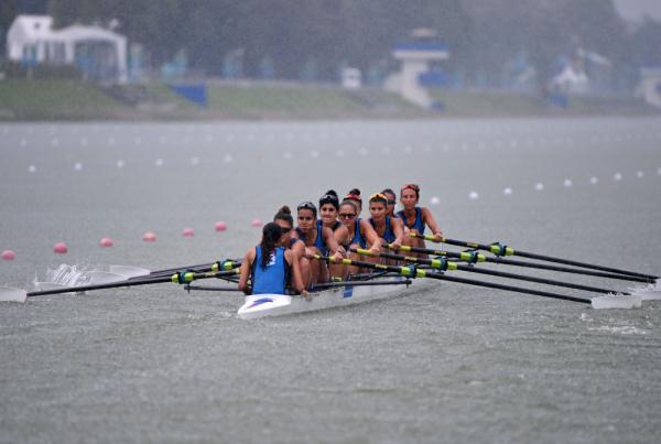 成都大运会|赛艇——女子八人单桨有舵手:中国队夺冠 成都大运会|赛艇——女子八人单桨有舵手:中国队夺冠