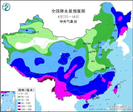 未来十天，陕甘宁及云南多降雨