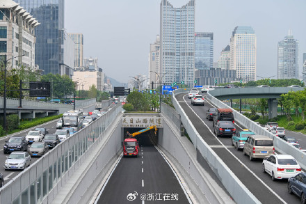 杭州天目山路隧道明日14时开通 钱塘快速路即将全线通车