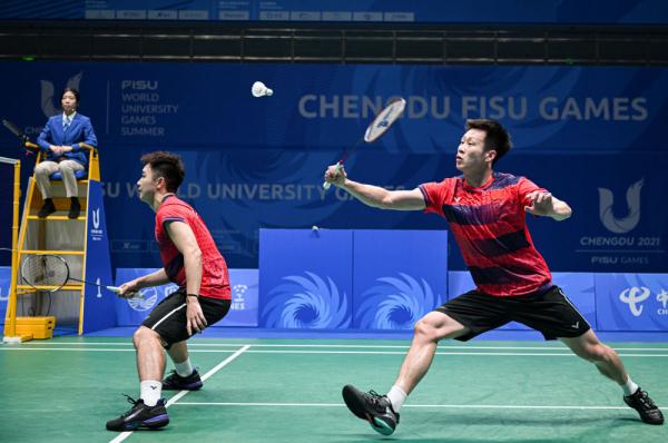 成都大运会丨中国羽毛球队收获4金
