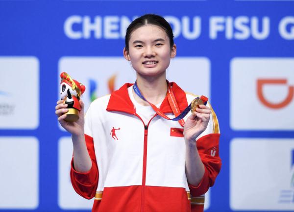 成都大运会丨中国羽毛球队收获4金