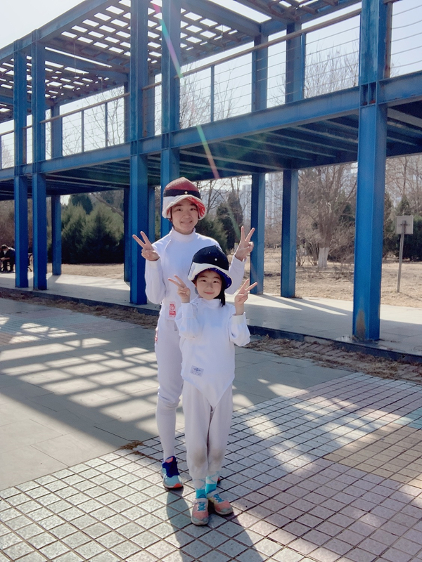 想和妈妈站在同一条剑道上