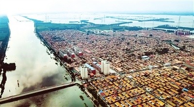 加快洪水下泄 东淀蓄滞洪区3处退水口门拆除