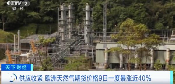 天然气价格，突然暴涨40%！欧洲收“寒冬的警告”