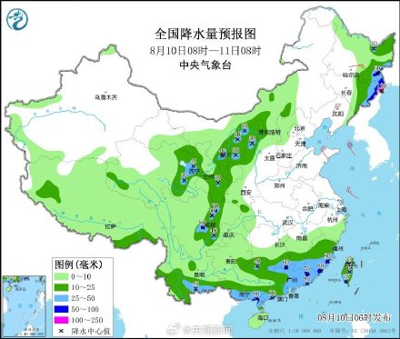 今起卡努将给东北带来强降雨