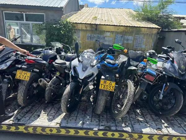 查扣63辆，“盗”此为止！哈尔滨警方破获系列摩托车盗窃案件