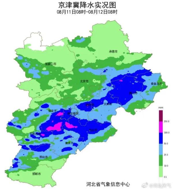 中雨到大雨+暴雨！河北一地发布洪水预警