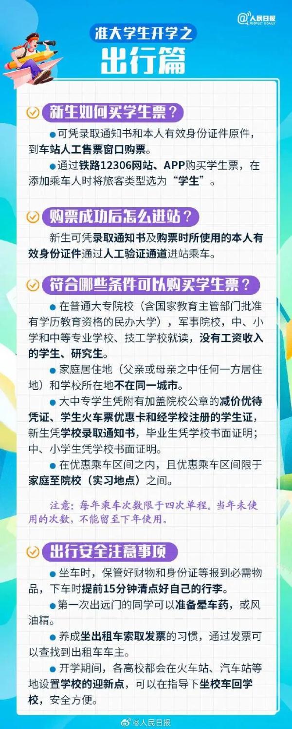 @准大学生,收好这份入校报到一站式清单 @准大学生,收好这份入校报到一站式清单