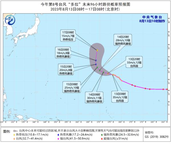 今年第8号台风“多拉”来了！接下来广州天气......