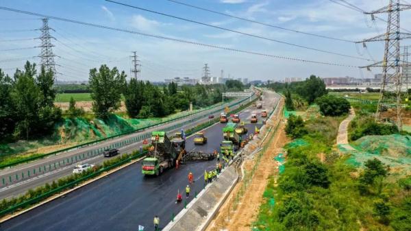 京昆改扩建项目渭河特大桥顺利合龙！