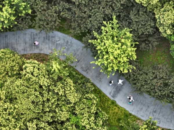 江苏扬州：打造生态公园 乐享绿色生活