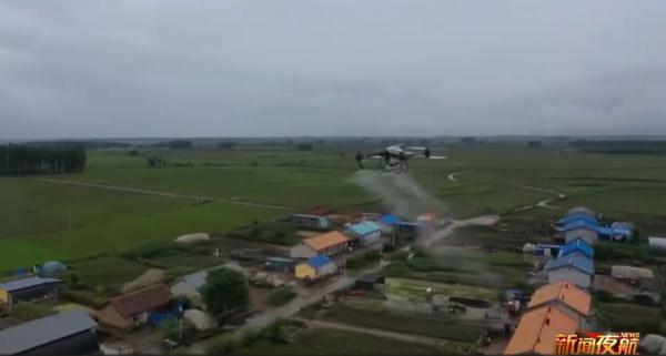 洪水退去后，无人机洒药全面消杀！