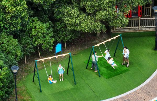 江苏扬州：打造生态公园 乐享绿色生活