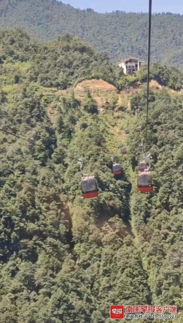 4A级景区缆车在半空中骤停，游客吓到嘴唇发白！