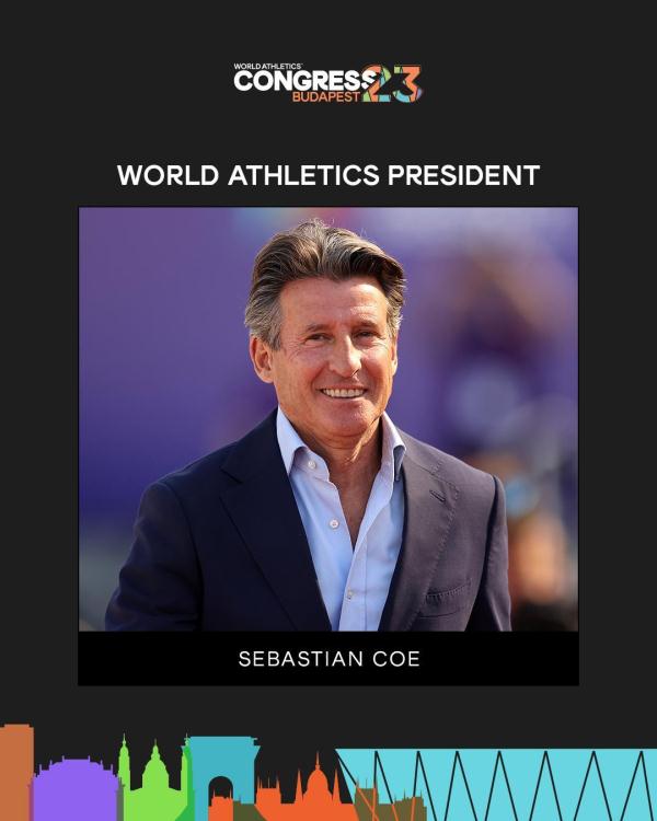 世界田联主席塞巴斯蒂安·科成功连任 世界田联主席塞巴斯蒂安·科成功连任