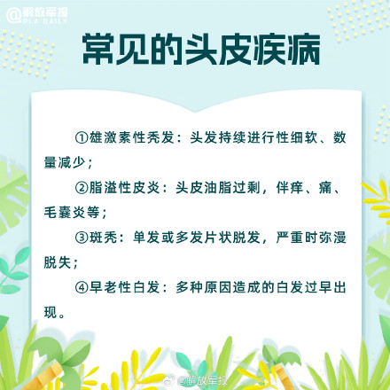 远离脱发困扰！军医教你如何拯救发际线