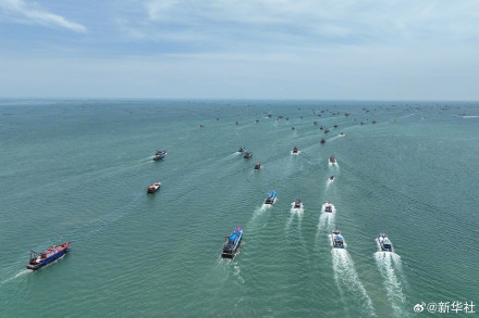 南海开渔千帆竞发 南海开渔千帆竞发