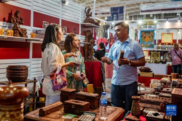 新华全媒+丨南博会上的异域风情