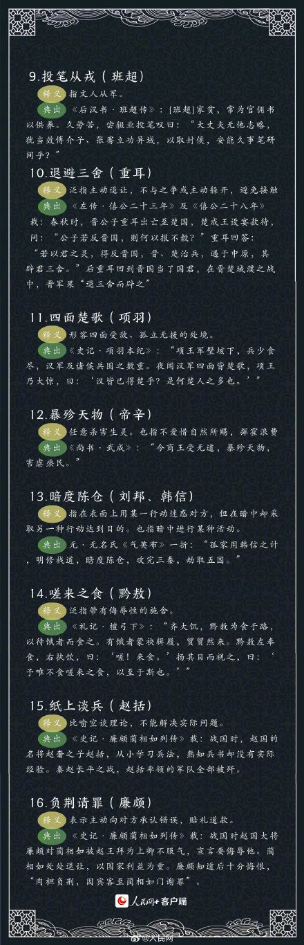 70个和历史人物相关的成语