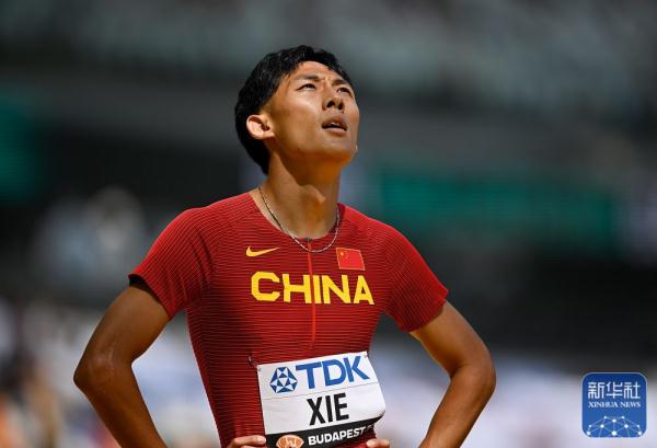 田径世锦赛 | 男子400米栏第一轮：谢智宇晋级半决赛