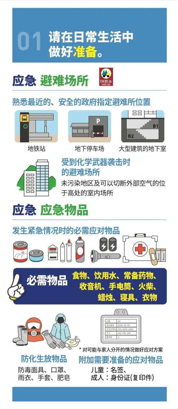 中国驻韩国大使馆：请在韩中国公民注意韩国民防卫演习