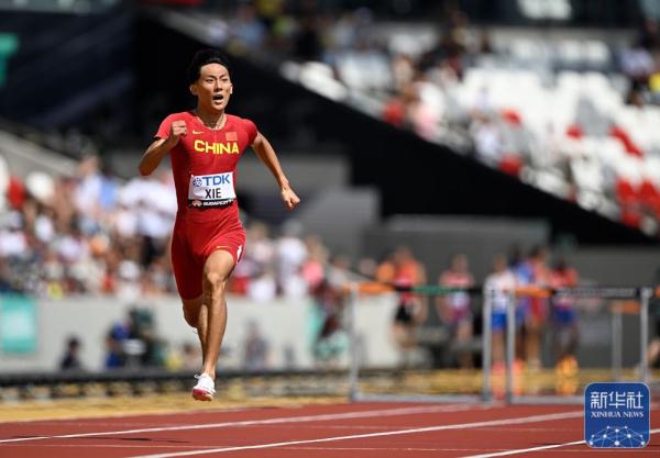 田径世锦赛 | 男子400米栏第一轮：谢智宇晋级半决赛