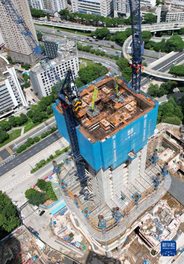 深圳在建第一高楼向城市天际线加速攀升 深圳在建第一高楼向城市天际线加速攀升