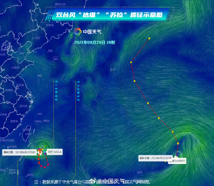 台风达维将靠近日本