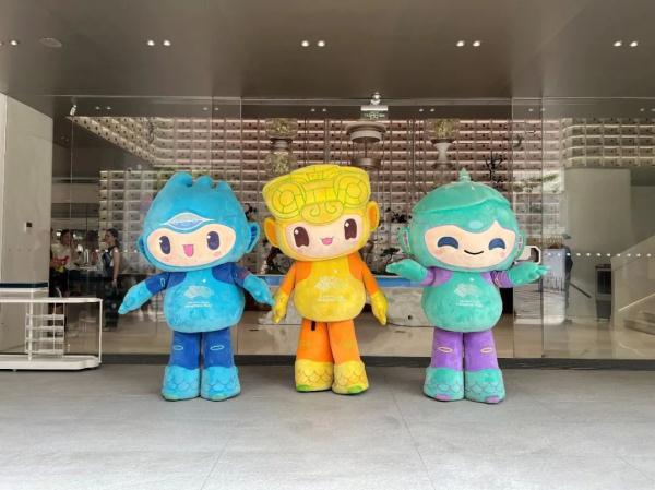 杭州亚运会吉祥物“三小只”化身红绿灯