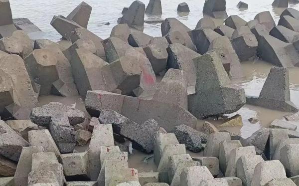 上海一海边防浪石惊现血印？真相搞清楚了