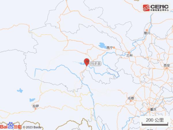 青海果洛州玛多县发生3.0级地震
