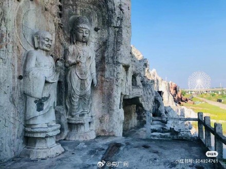 游客洛阳旅游玩了个假龙门石窟 游客洛阳旅游玩了个假龙门石窟