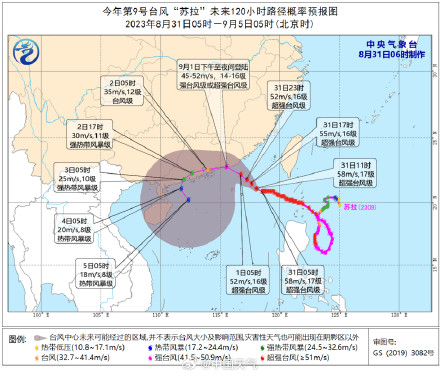 台风苏拉或登陆广东风雨影响已经开始！华南多地将有大暴雨