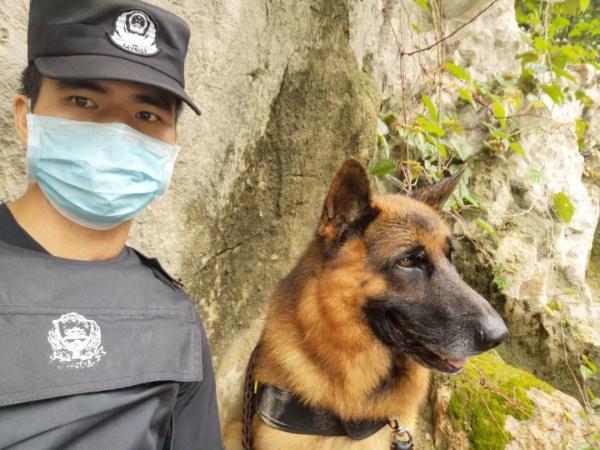 退役警犬去世，训导员雨中哽咽告别……