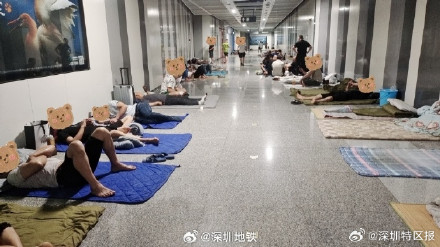 深圳地铁开放紧急避险场所