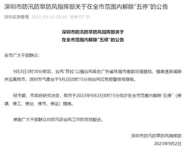 分区橙色暴雨预警生效中!深圳地铁、公交发布最新通知,台风“苏拉”最新动态→ 分区橙色暴雨预警生效中!深圳地铁、公交发布最新通知,台风“苏拉”最新动态→
