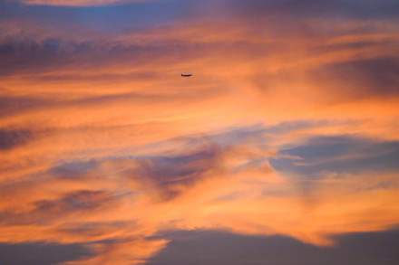 广州晚霞染红天际 广州晚霞染红天际