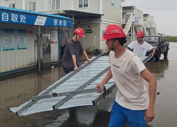 台风“苏拉”过后，大湾区重点建设项目有序复工
