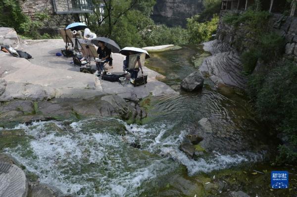 河南林州:太行山中风光好 写生民宿助振兴 河南林州:太行山中风光好 写生民宿助振兴