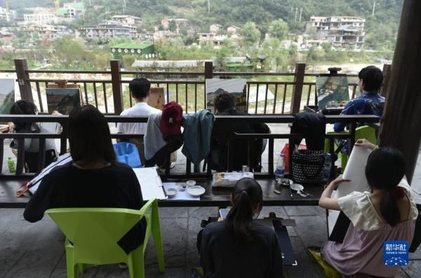 河南林州:太行山中风光好 写生民宿助振兴 河南林州:太行山中风光好 写生民宿助振兴