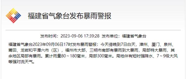 警惕！福州今夜仍有暴雨