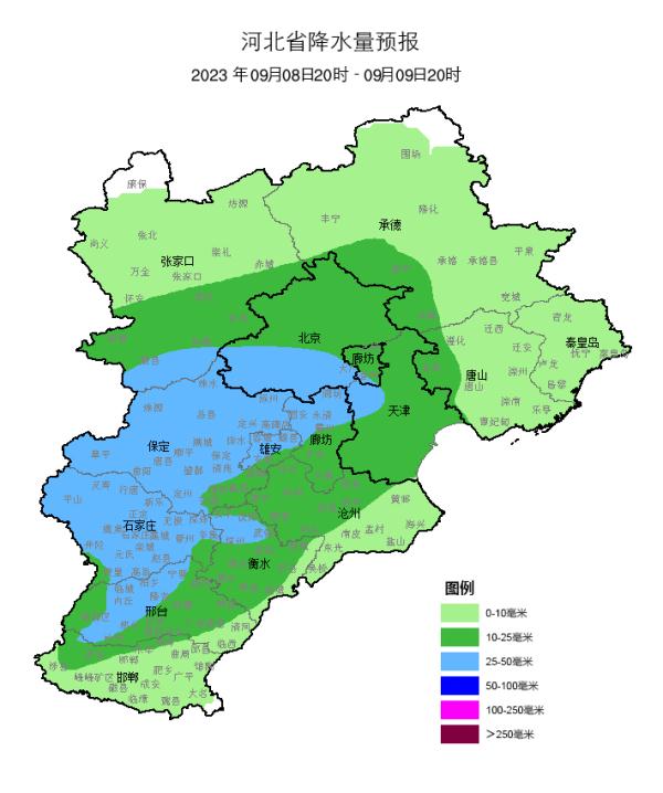 Heavy rain+moderate to heavy rain+thunderstorm! It will rain again in Hebei from tomorrow →