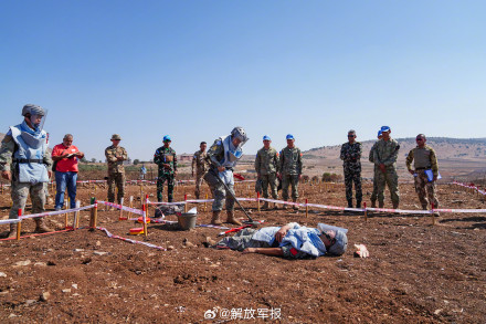 我赴黎维和多功能工兵分队圆满完成“天使救援”演习 我赴黎维和多功能工兵分队圆满完成“天使救援”演习