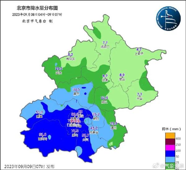降雨一直持续到夜间！北京今天最高气温23℃，注意适当添衣